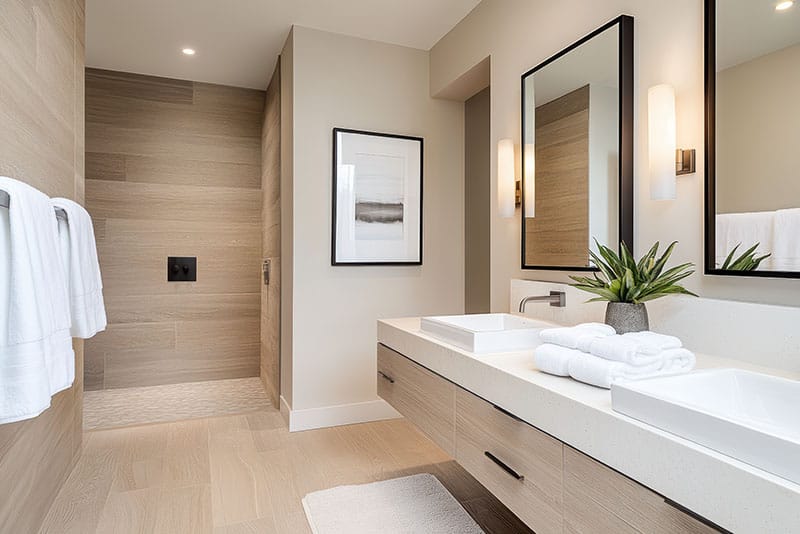 Luxury bathroom remodel