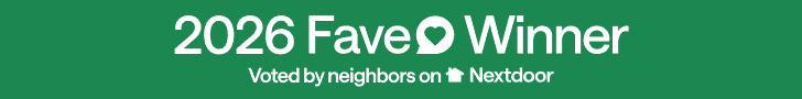 Nextdoor Fave Awards 2026 winner banner